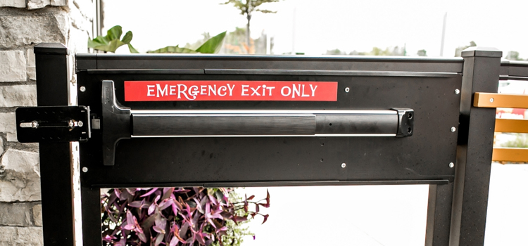 emergency push bar installation in Florence-Graham