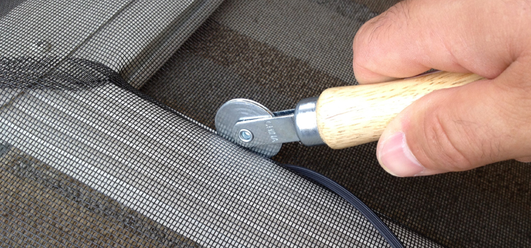 metal screen door repair in Florence-Graham