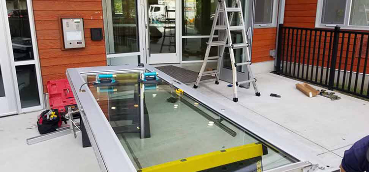 storefront door glass replacement Florence-Graham